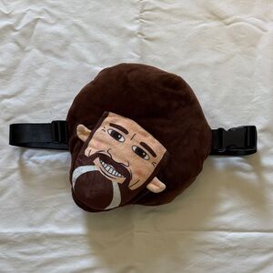Bob Ross Plush Character Fanny Pack (Fits/Extends to 52” Waist)